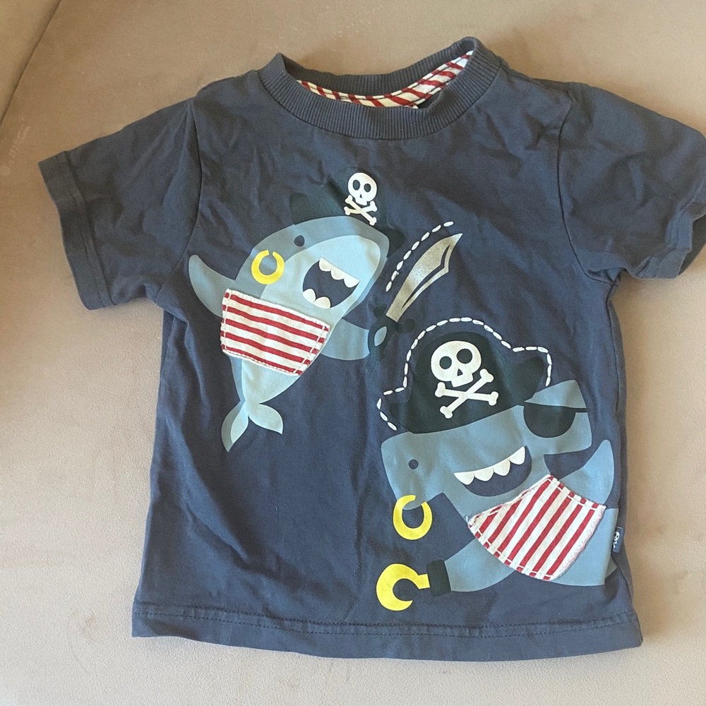Tommy Bahama Pirate Shark Graphic Tee 12 mos
